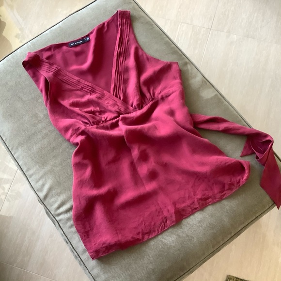 The Limited Tops - V-Neck Silk Blouse